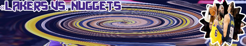 Lakers nuggets spread