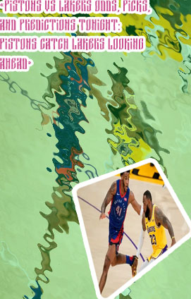 Lakers pistons spread