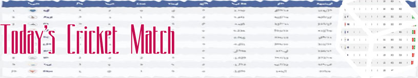Score prediction today match